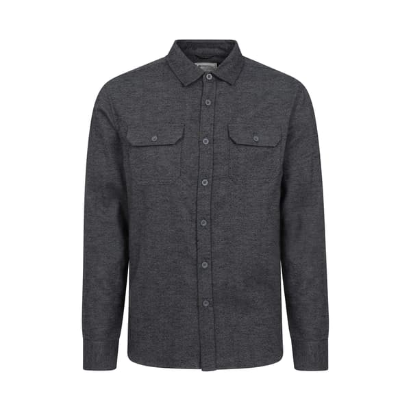 Mountain Warehouse Trace Flanell Långärmad Skjorta Herr S Marinblå Navy S