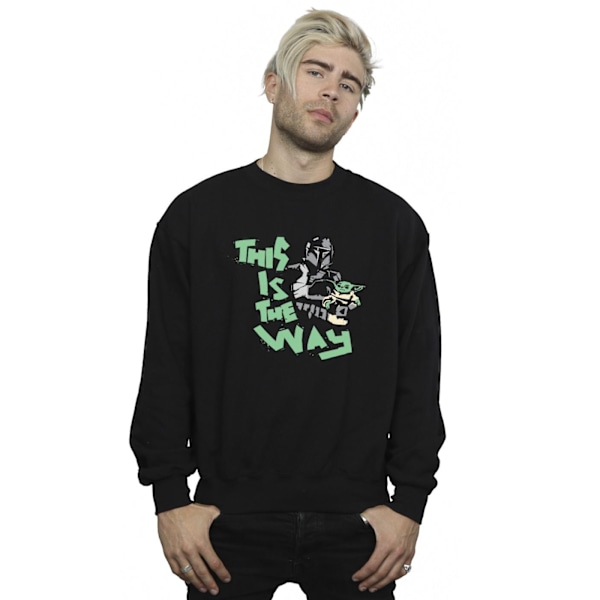 Star Wars Herr The Mandalorian This Is The Way Duo Sweatshirt M Black M