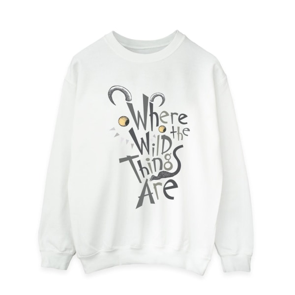 Where The Wild Things Are Mens Monster Logo Sweatshirt M Vit White M