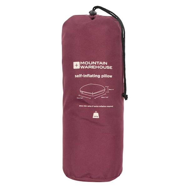 Mountain Warehouse Självblåsbart Kudde En Storlek Mörkröd Dark Red One Size