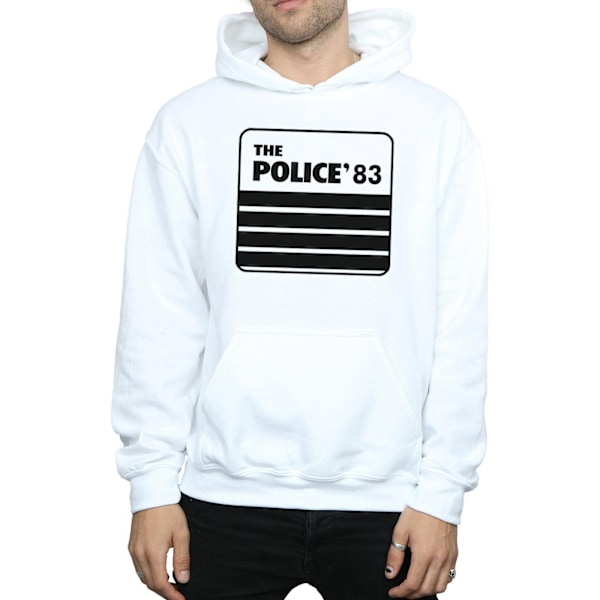 The Police Mens 83 Tour Hoodie M Vit White M