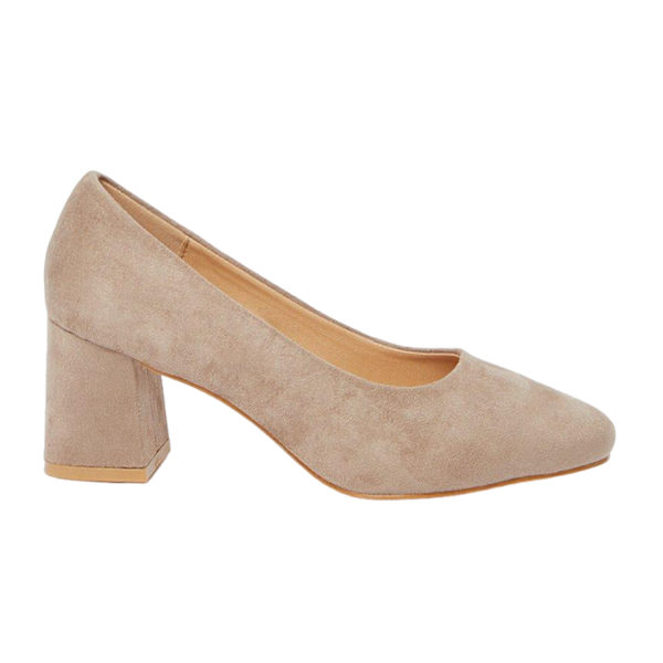 Dorothy Perkins Dam/Damer Elise Extra Wide Court Shoes 6 UK Taupe 6 UK