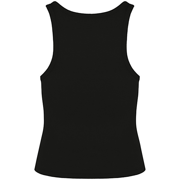 Native Spirit Dam/Kvinnor Ribbad Tank Top L Svart Black L