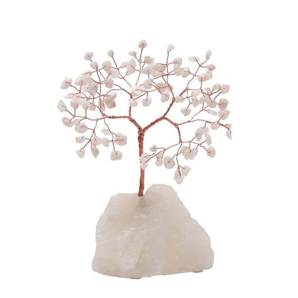 Ädelstensträd - Vit Jade En Storlek Vit White One Size