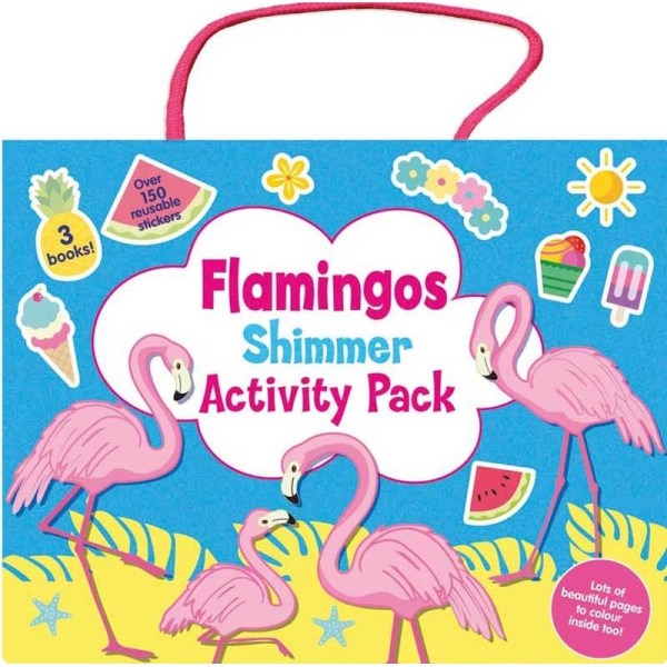 Alligator Flamingo Aktivitetsbok (Pack med 3) One Size Multicolo Multicoloured One Size