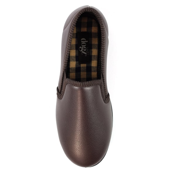 Lazy Dogz Trent II Tofflor för män 45 Brun Brown 11 UK