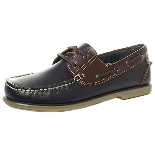 Dek Moccasin Båtskor för Herr 9 UK Marinblå/Brun Läder Navy Blue/Brown Leather 9 UK