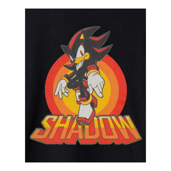 Sonic The Hedgehog Boys Shadow Rings Kortärmad T-shirt 11-1 Black 11-12 Years