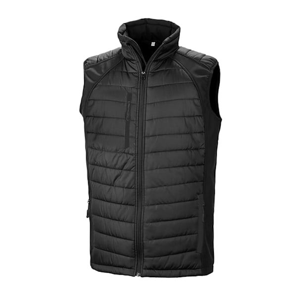 Result Unisex Vuxen Kompass Softshell Väst M Svart Black M