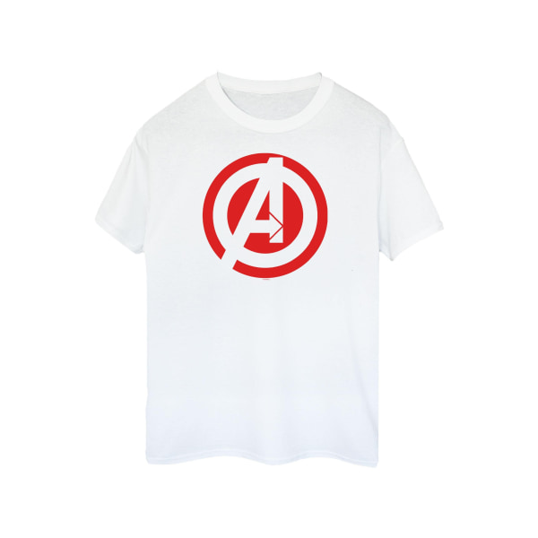 Avengers Assemble Herr Solid Logotyp bomull T-shirt XXL Vit White XXL