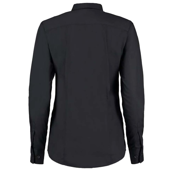 Kustom Kit Dam långärmad Workforce Shirt 18 Svart Black 18