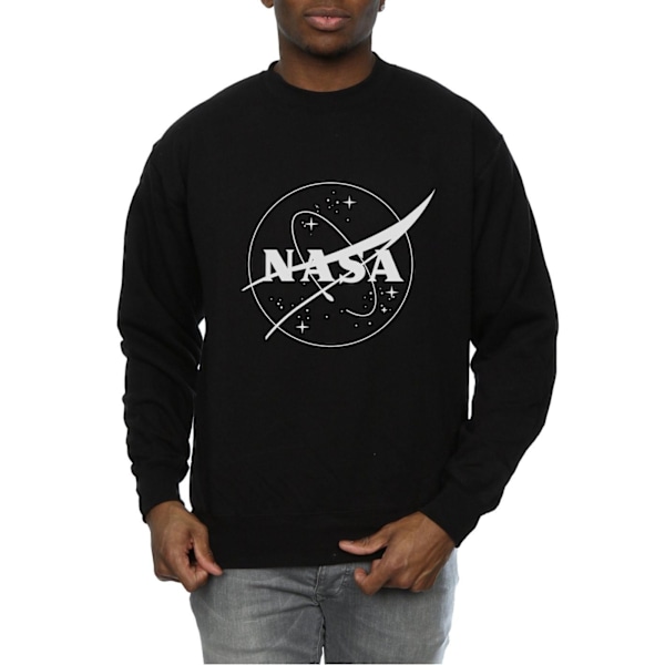 NASA Classic Insignia Logo Sweatshirt 3XL Svart Black 3XL