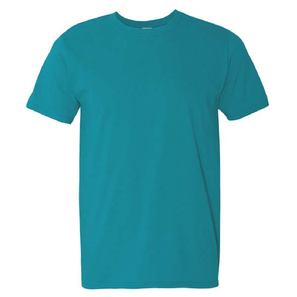 Gildan herr kortärmad mjuk t-shirt XL tropisk blå Tropical Blue XL
