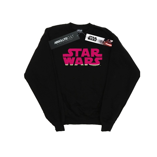 Star Wars Dam/Kvinnor Vattenmelon Logotyp Sweatshirt M Svart Black M