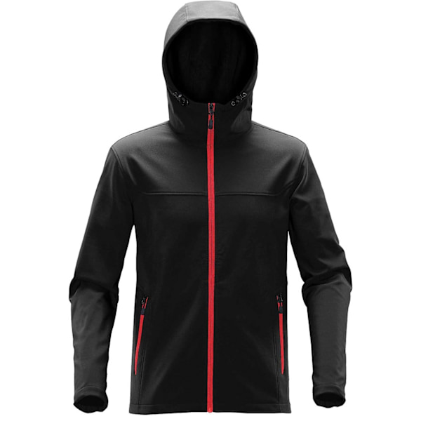 Stormtech Herr Orbiter Soft Shell Jacka L Svart/Ljusröd Black/Bright Red L