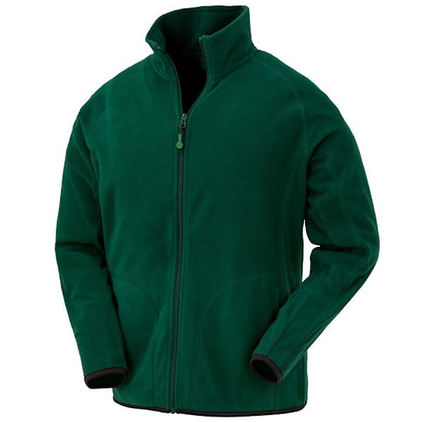 Result Äkta Återvunnen Fleecejacka för Herr 4XL Skogsgrön Forest Green 4XL