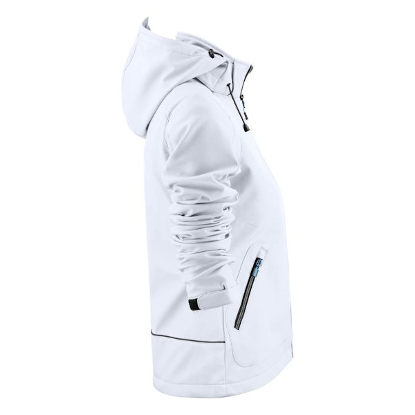 Printer Dam/Dam Karting Soft Shell Jacka L Vit White L