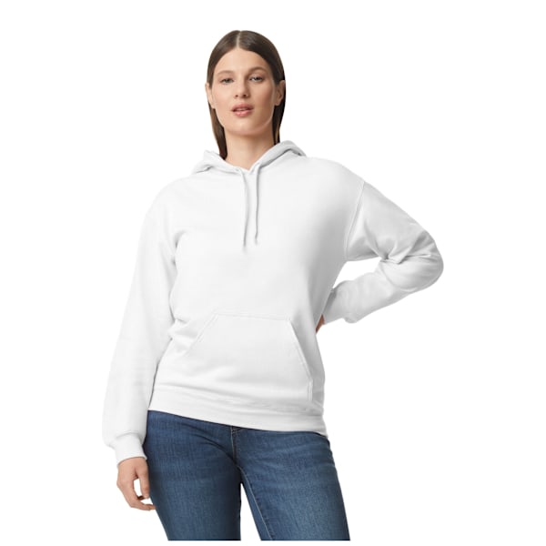 Gildan Unisex Adult Softstyle Hoodie 4XL Vit White 4XL
