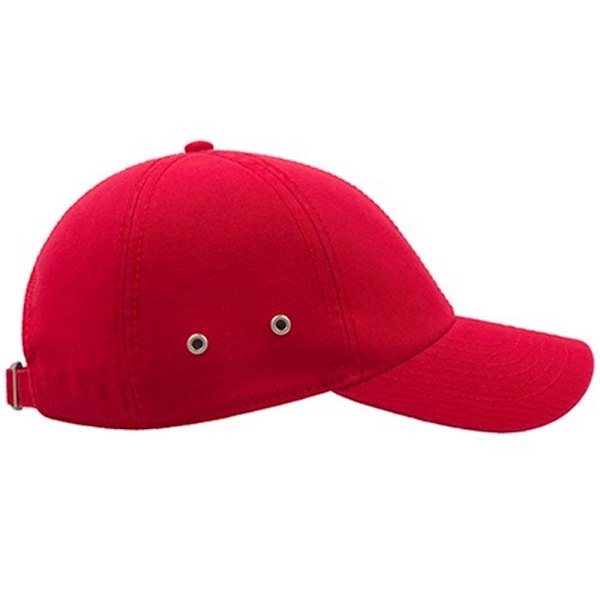 Atlantis Action 6 Panel Chino Baseball Cap One Size Röd Red One Size