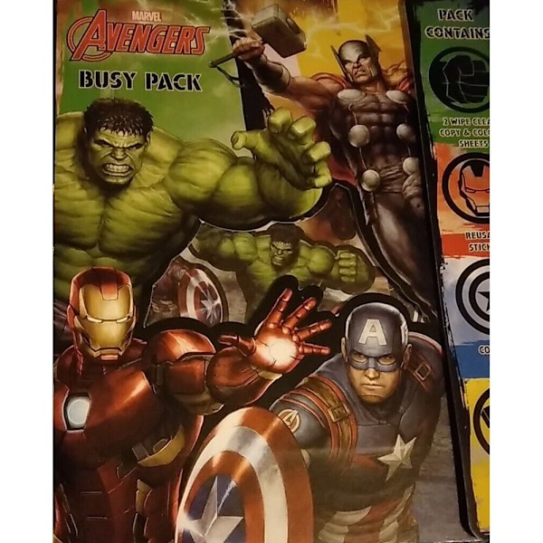 Marvel Avengers Karaktärer Aktivitetskit En Storlek Flerfärgad Multicoloured One Size