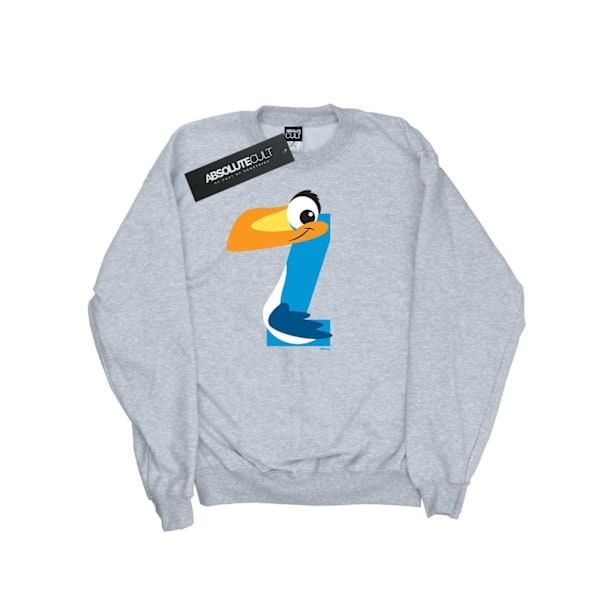 Disney Girls Alphabet Z Is For Zazu Sweatshirt 12-13 År Sportgrå Sports Grey 12-13 Years