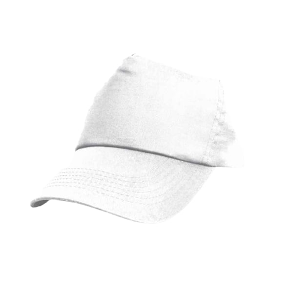 Result Headwear Unisex Vuxen Bomulls Basebollkeps XL Vit White XL