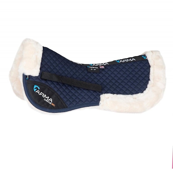 Performance Horse Half Pad 18in - 17in Marinblå/Naturlig Navy/Natural 18in - 17in