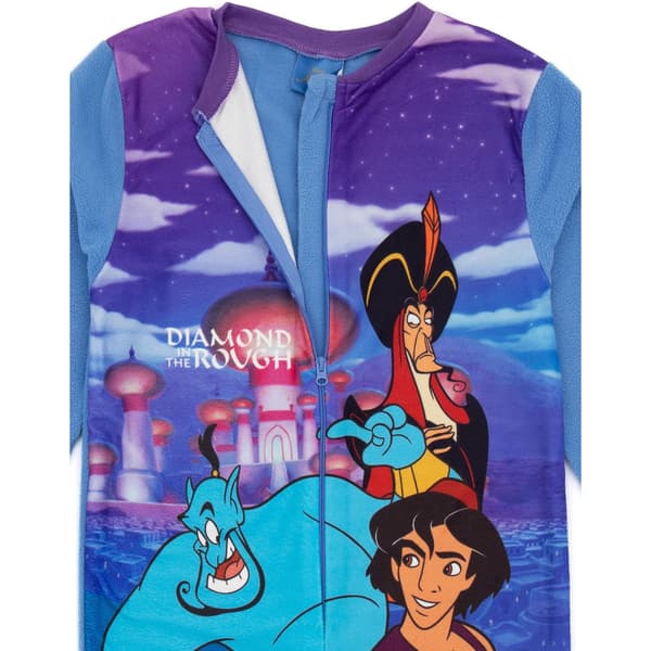 Aladdin Barn/Barn Sleepsuit 3-4 År Blå Blue 3-4 Years