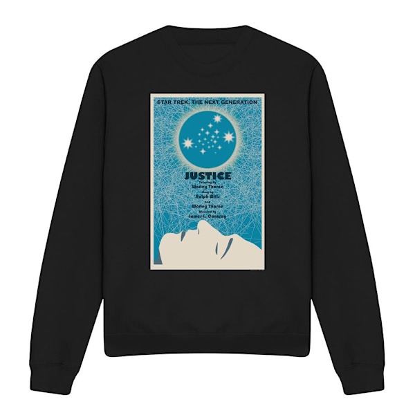 Star Trek Unisex Vuxen The Next Generation Säsong 1 Avsnitt 8 S Black XXL