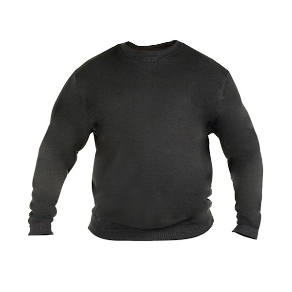 Duke Herr D555 Sweat Rockford Rundhals Kingsize Tröja 1XL Svart Black 1XL