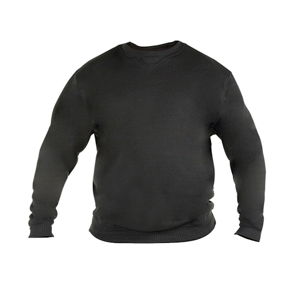 Duke Herr D555 Sweat Rockford Rundhals Kingsize Tröja 2XL Svart Black 2XL