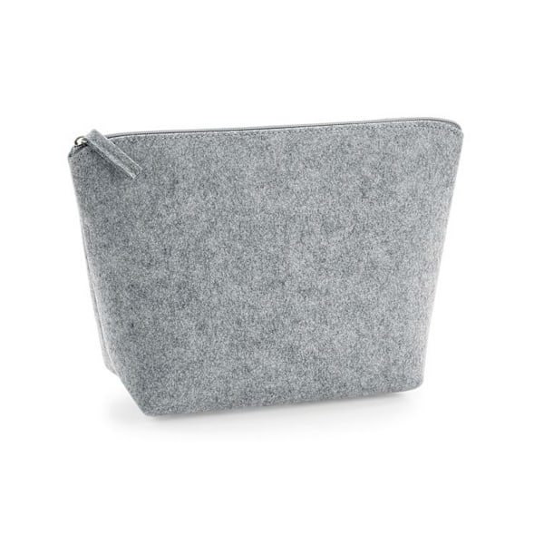 Bagbase Filt Tillbehörsväska 12,5 cm x 6 cm x 16 cm Grå Melange Grey Melange 12.5cm x 6cm x 16cm