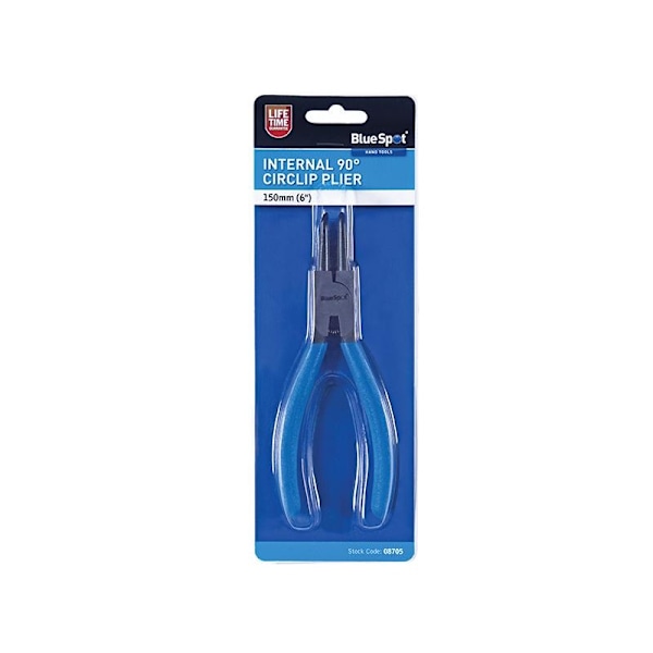 Bluespot Tools Låsringstång Intern Böjd 90 Graders Spets 150mm (6in) Multi Colour One Size