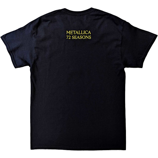 Metallica herr 72 Seasons Burnt Strobe bomull T-shirt M svart Black M
