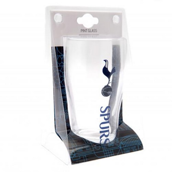 Tottenham Hotspur FC Tulpan Pint Glas En Storlek Klar Clear One Size