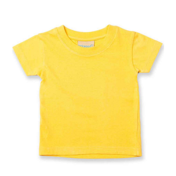 Larkwood Baby Plain T-Shirt 0-6 månader Solros Sunflower 0-6 Months