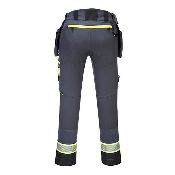 Portwest Herr DX4 Avtagbara Holsterfickor Byxor 34R Metall Metal Grey 34R