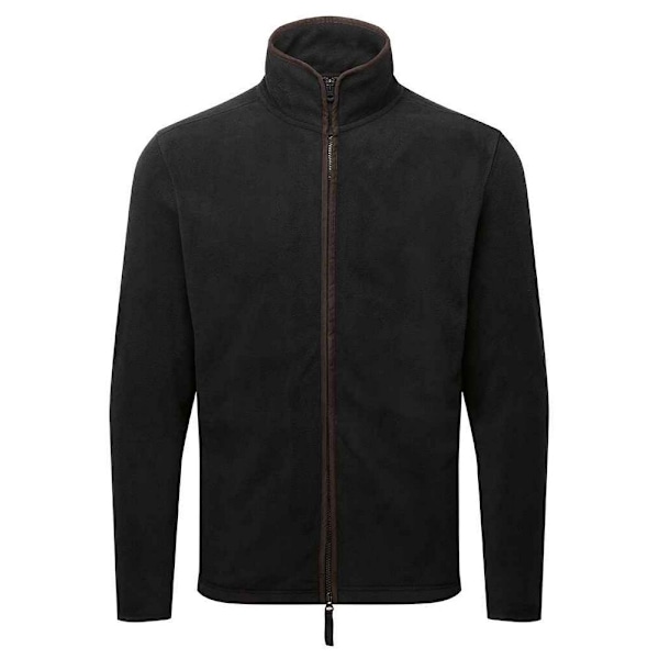 Premier Artisan Fleecejacka för herr M Svart/Brun Black/Brown M