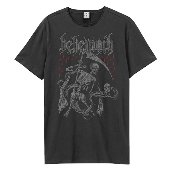 Amplified Unisex Vuxen Death Entity Behemoth T-Shirt L Kolgrå Charcoal L