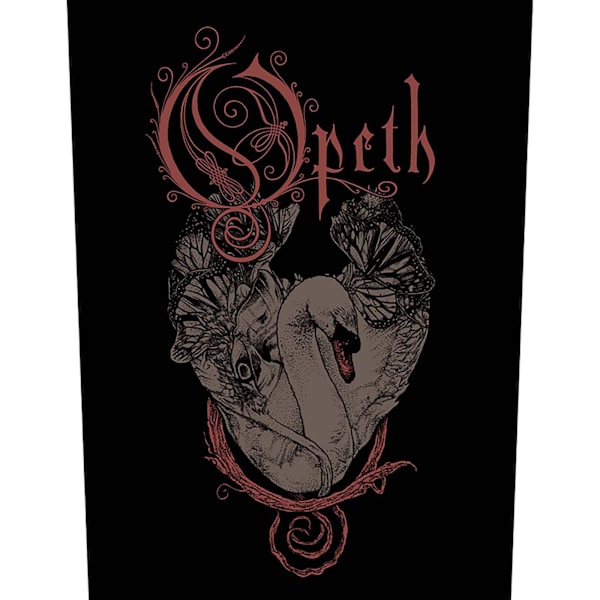 Opeth Logo Swan Patch One Size Svart Black One Size