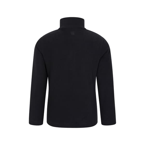 Mountain Warehouse Barn/Barn Camber II Half Zip Fleece Jac Jet Black 2-3 Years