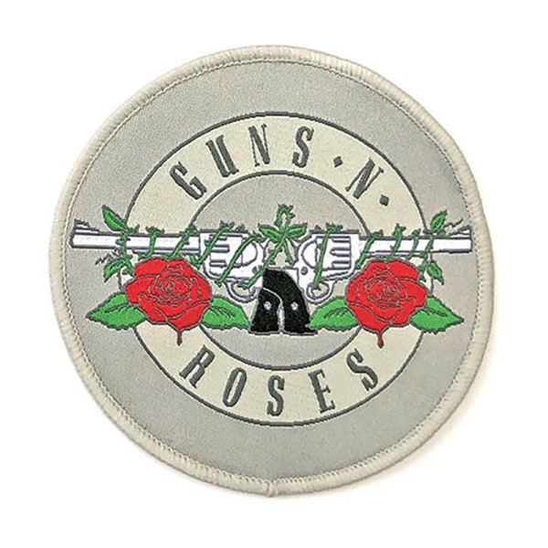 Guns N Roses Classic Circle Logo Patch One Size Grå/Silver Grey/Silver One Size