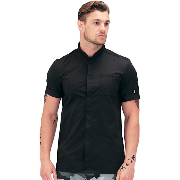 Le Chef Unisex ThermoCool Kockrock L Svart/Svart Black/Black L