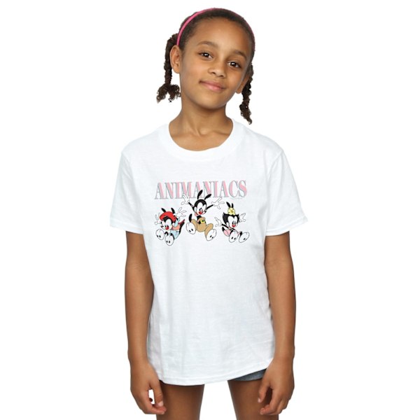 Animaniacs Girls Group Jump Bomull T-shirt 12-13 år Vit White 12-13 Years