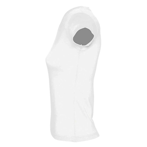 SOLs Dam/Kvinnor Moon V-ringad Kortärmad T-shirt M Vit White M