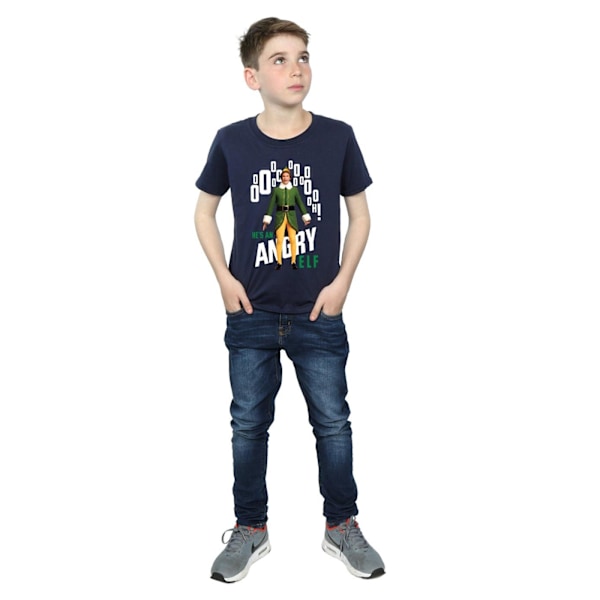 Elf Boys Angry Elf T-Shirt 9-11 år Marinblå Navy Blue 9-11 Years