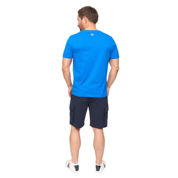 Bewley & Ritch Kinson T-shirt i bomull för män M Mellanblå Mid Blue M