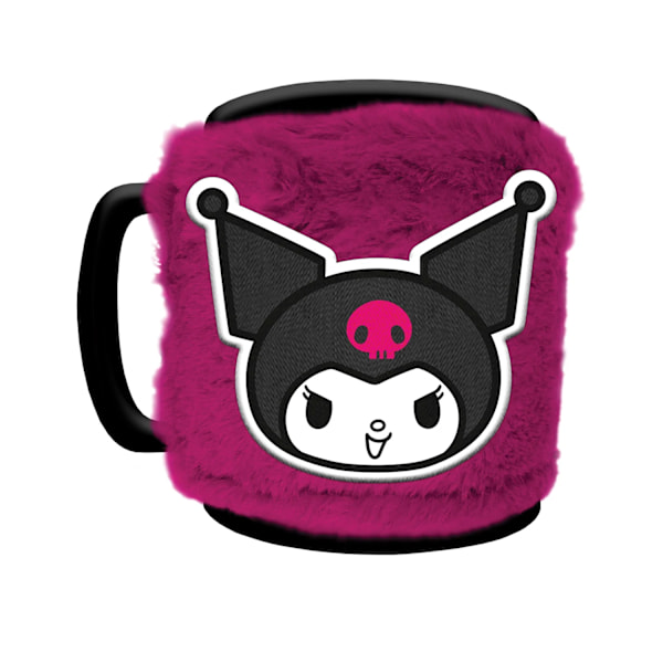 Kuromi Cheeky Punky Fluffig Mugg One Size Lila/Svart Purple/Black One Size