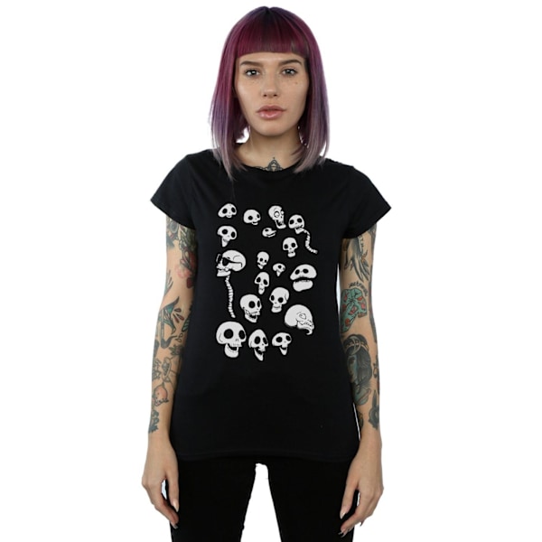 Corpse Bride Dam/Damer Afterlife Skulls Bomull T-shirt L Svart Black L