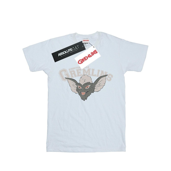Gremlins Dam/Damer Kingston Falls Sport Bomull Boyfriend T- White M